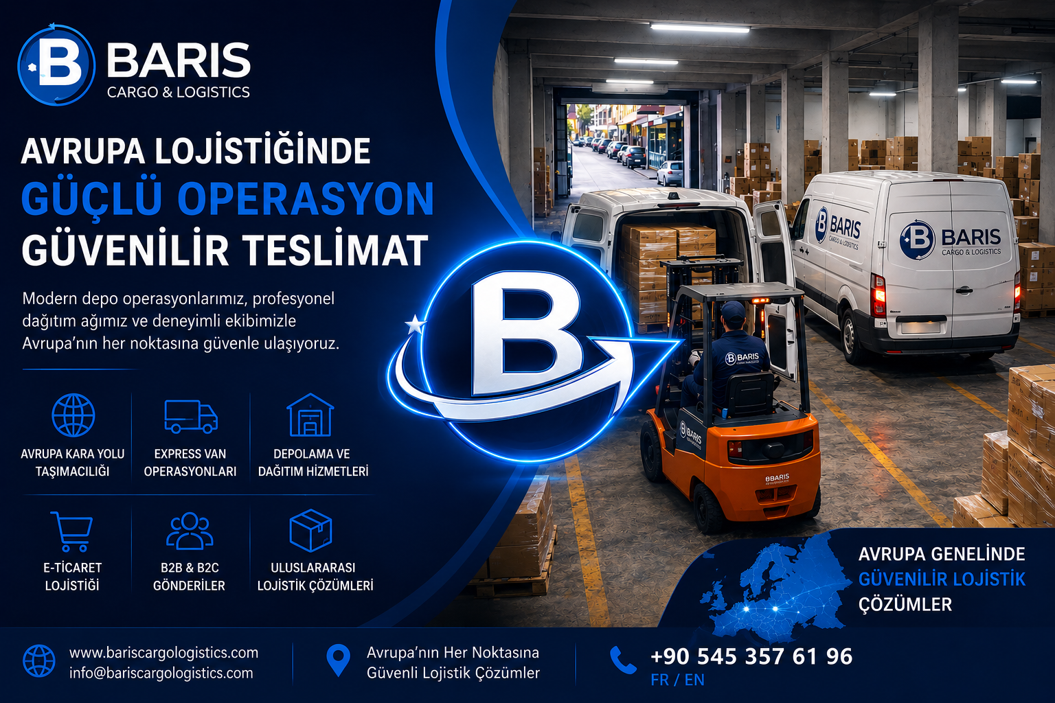 Avrupa Lojistiğinde Güçlü Operasyon ve Güvenilir Teslimat | Barış Cargo Logistics