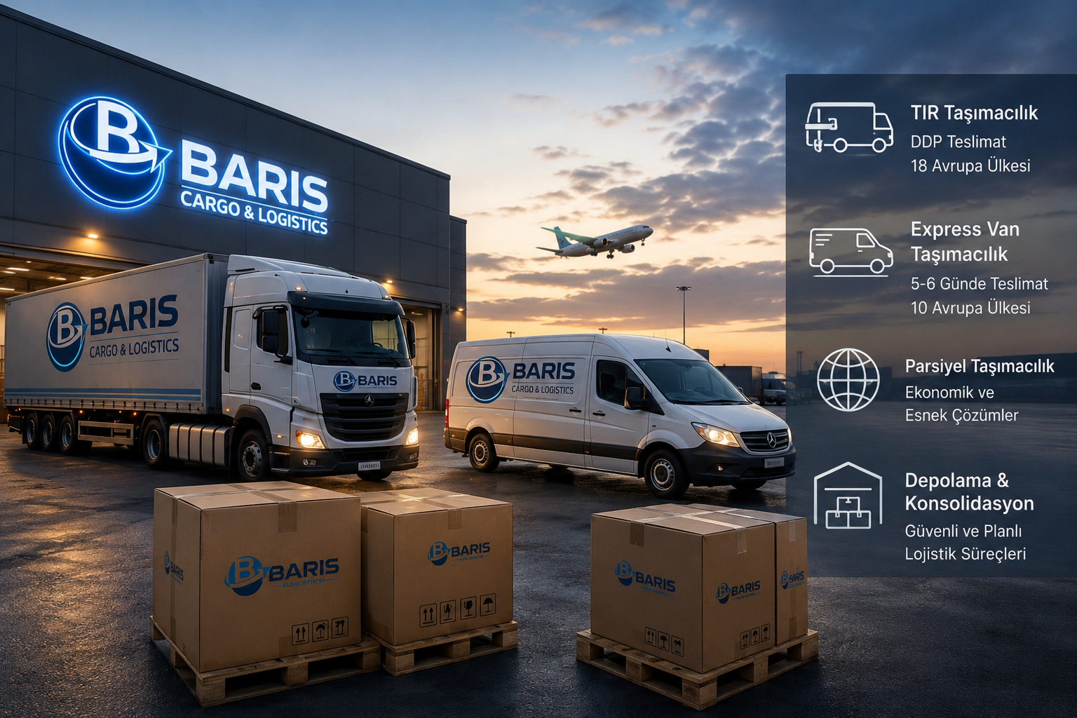 Türkiye'den Avrupa'ya DDP Kargo ve Lojistik Çözümleri | Barış Cargo & Logistics